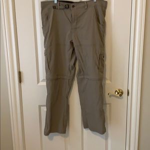 Prana Stretch Zion Convertible Pants - 38x30